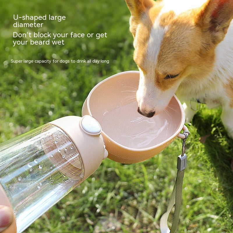 Portable Dog Water Bottle Food and Water Container for Pet Pets Feeder Bowl Outdoor Travel Drinking Bowls Water Dispenser